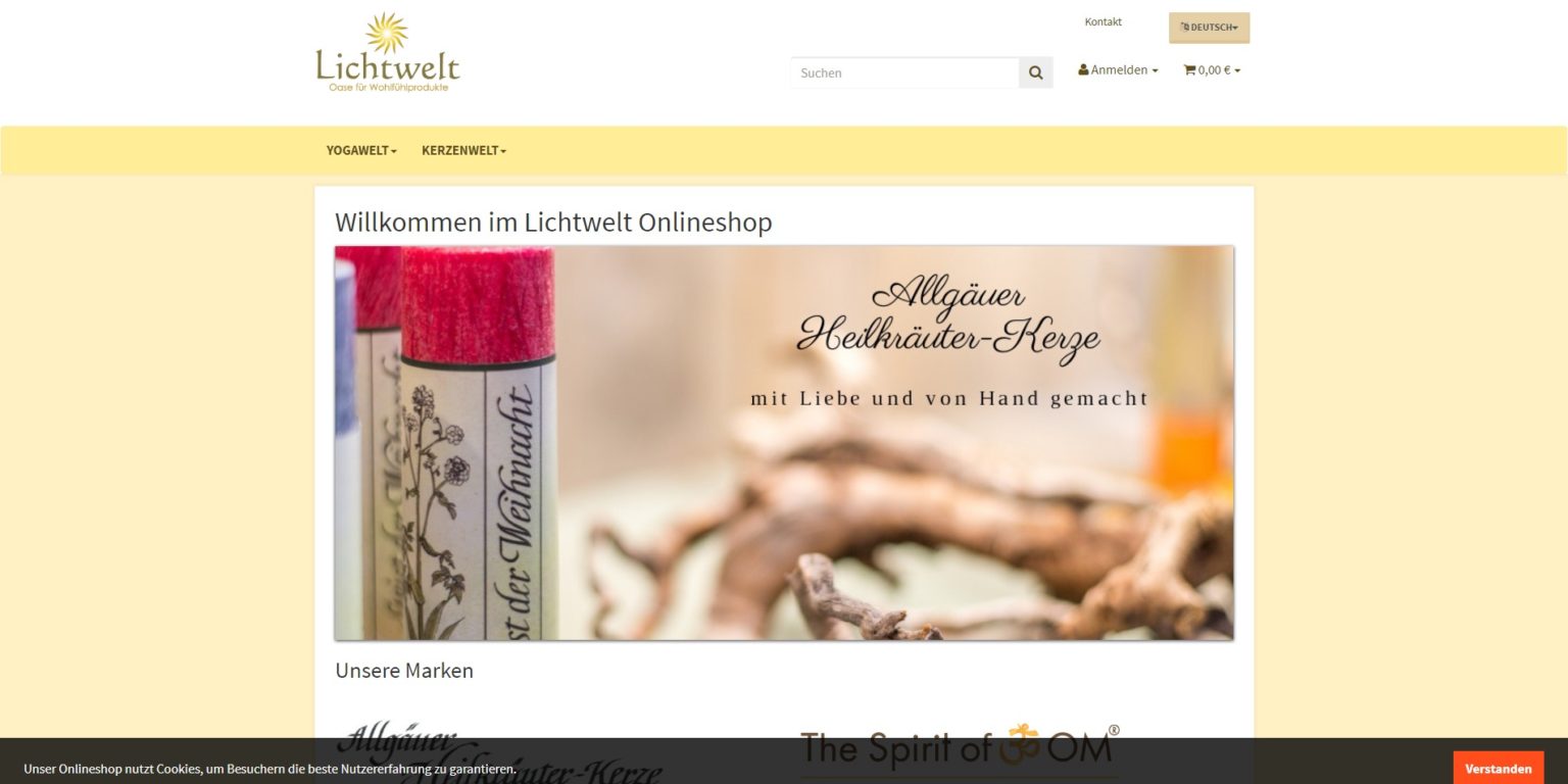 Lichtwelt Homepage