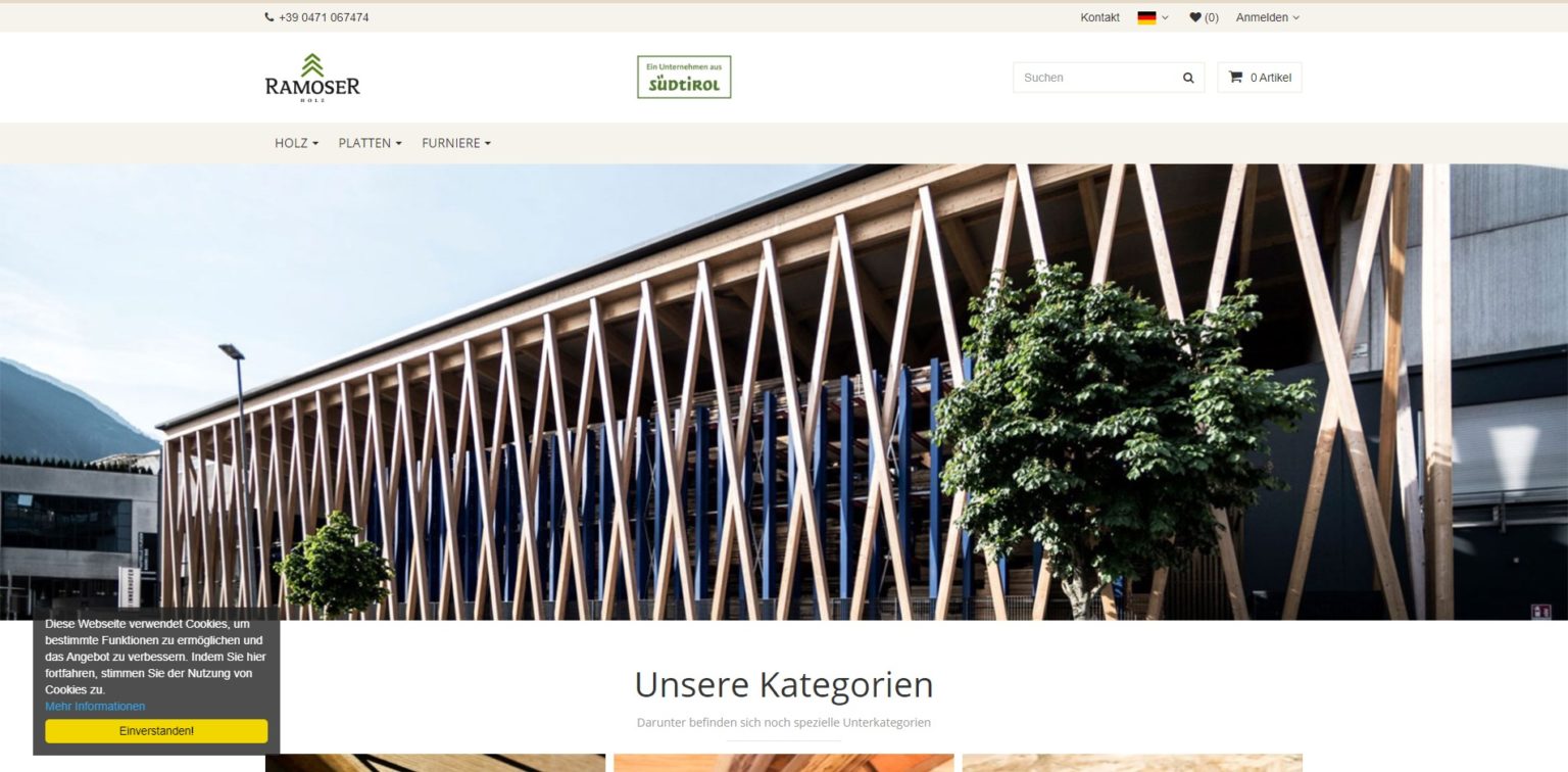Ramoser-Holz Homepage