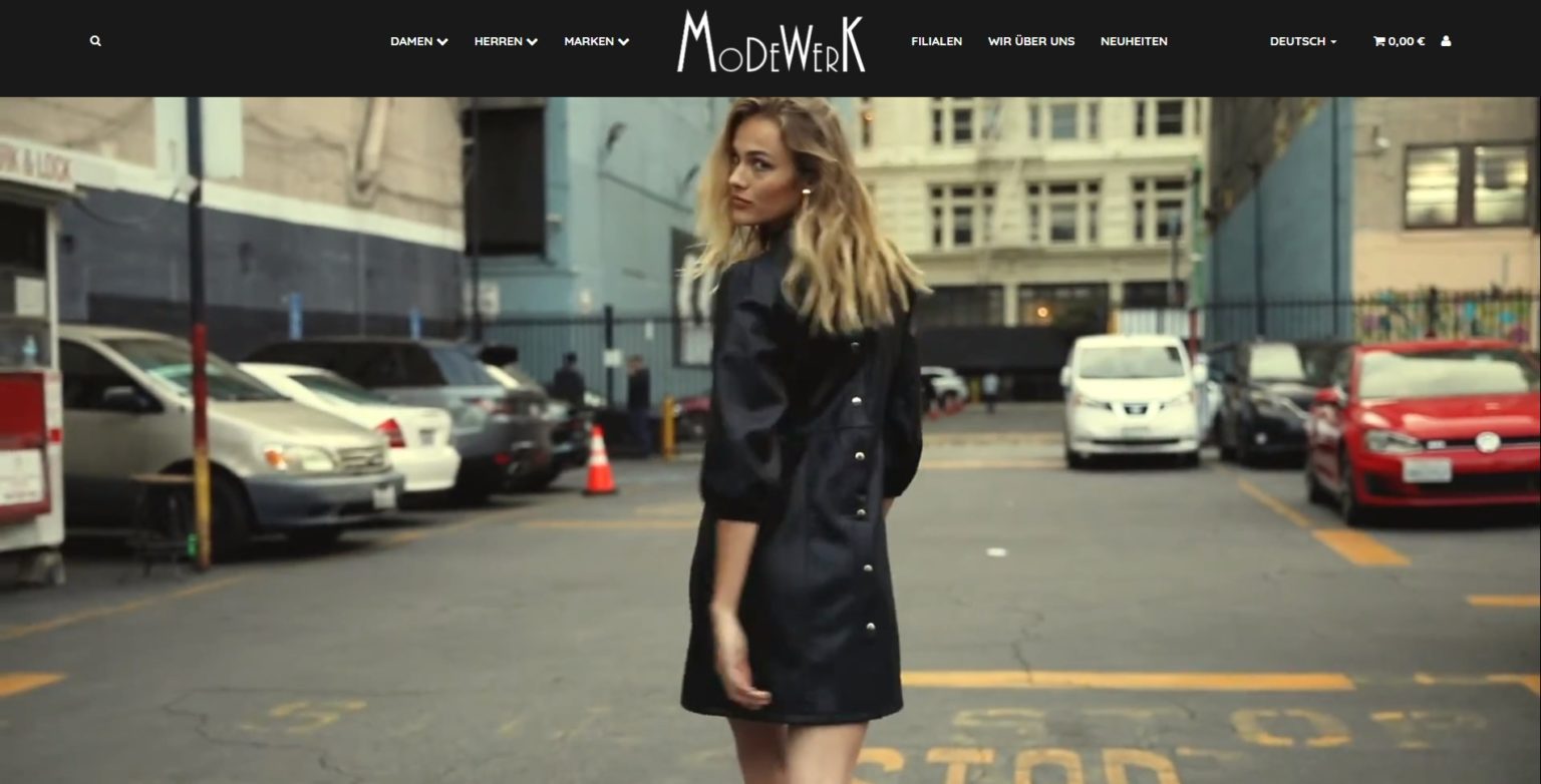 Modewerk Homepage