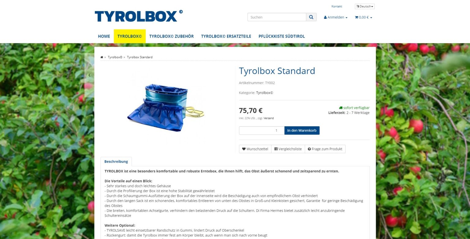 Tyrolbox Artikel