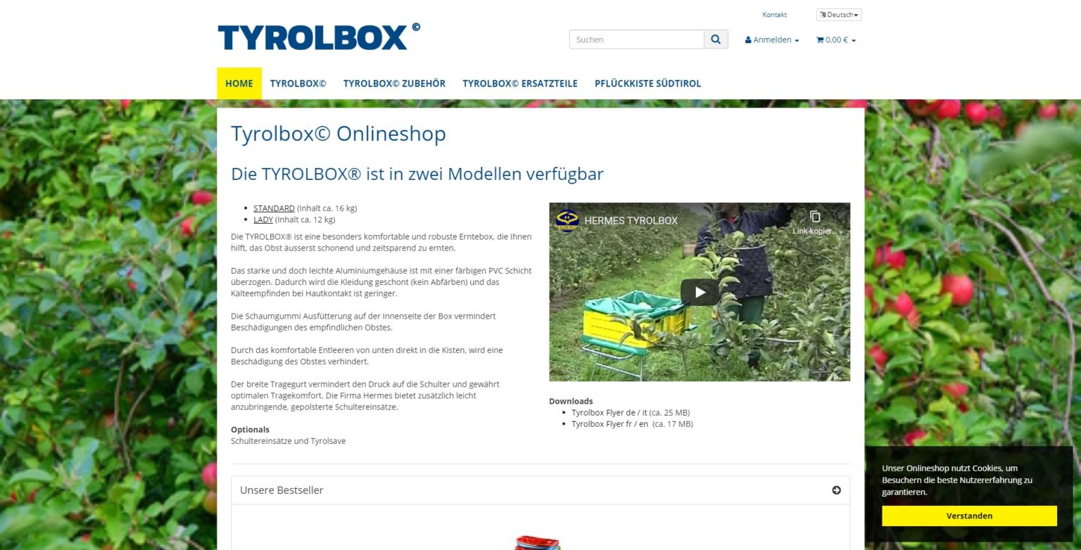 Tyrolbox Homepage